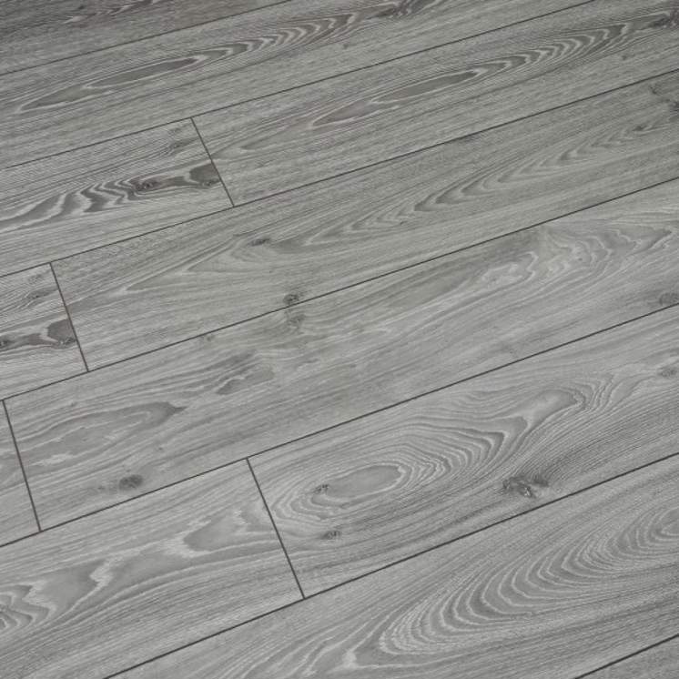 Timeless Grey Oak 12mm Laminate Flooring