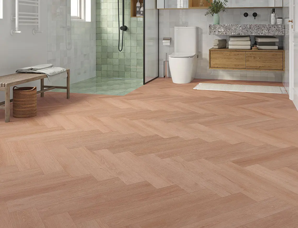Scara Oak 8mm Herringbone SPC Click