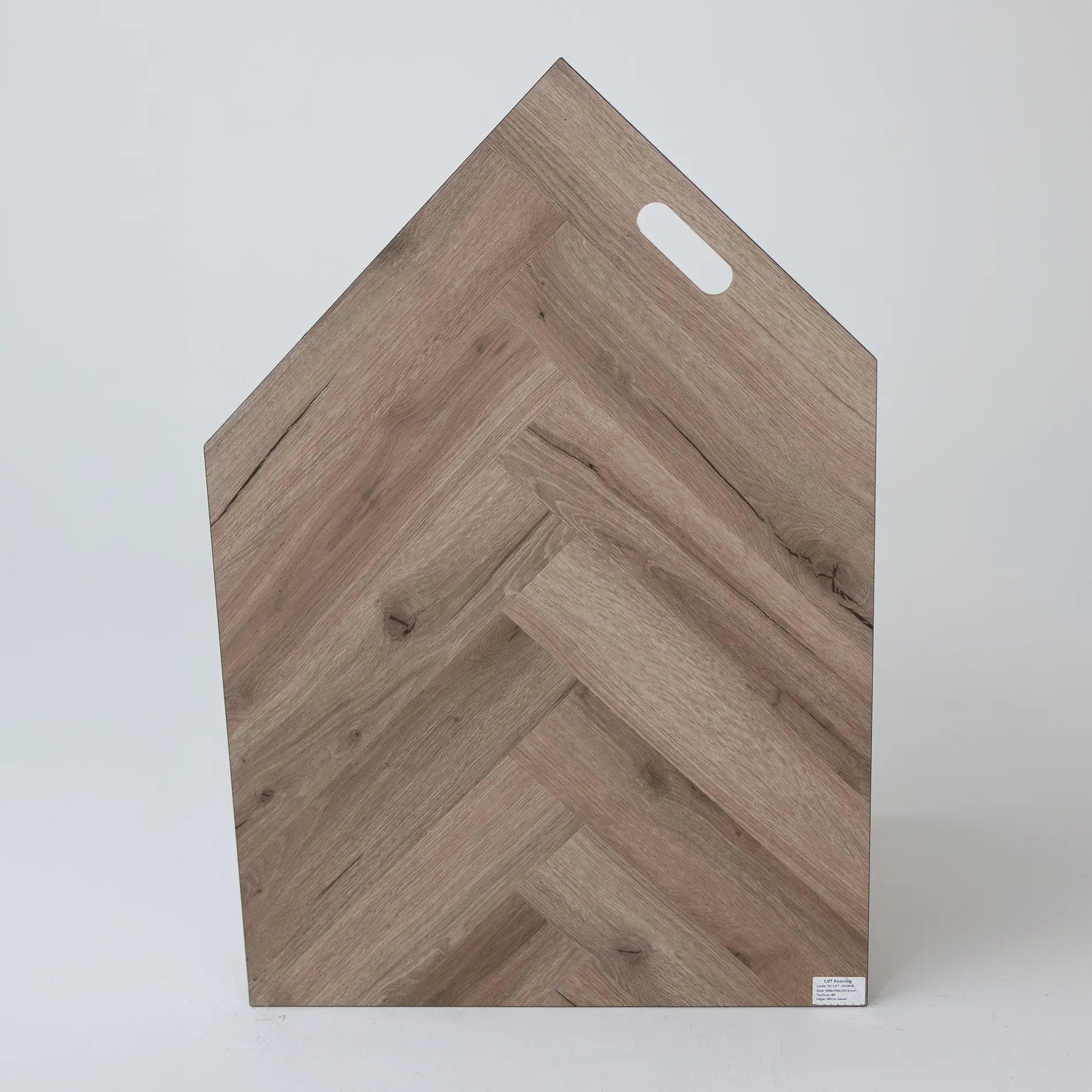 Feathered Light Oak Herringbone PREMIUM 3mm LVT