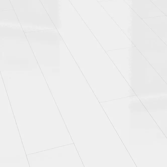 High Gloss White Plank 6mm SPC Click