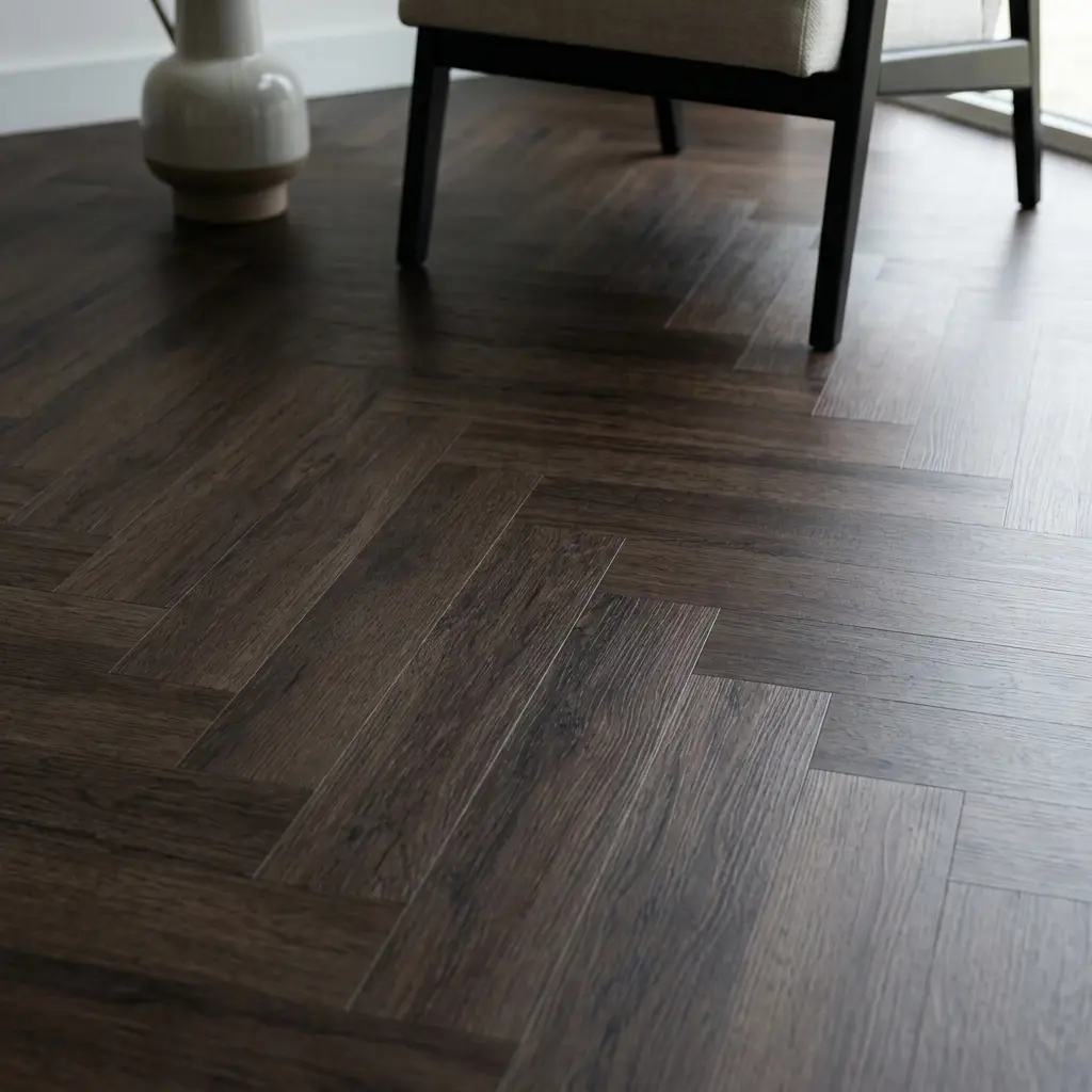 Charred Oak Herringbone Premium 3mm LVT
