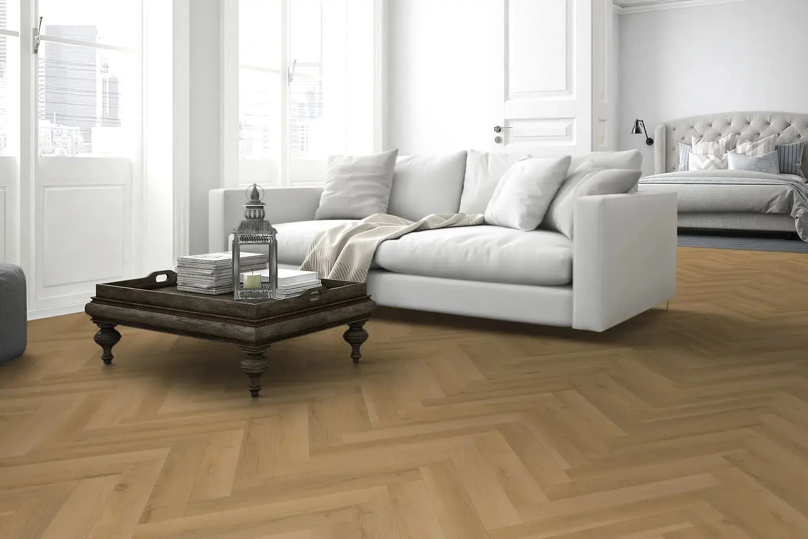 Wakefield Oak 12mm Herringbone