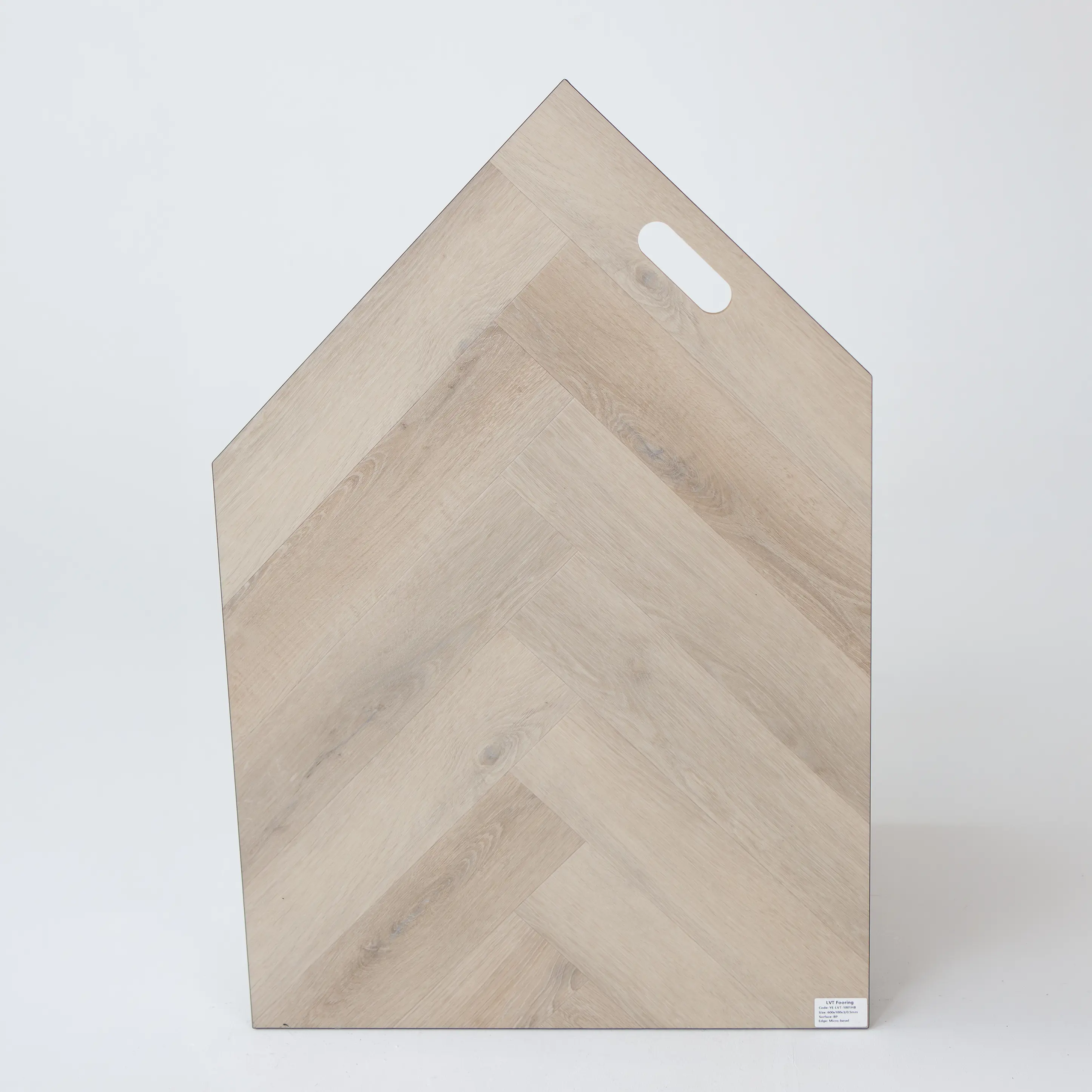 Washington Light Grey Herringbone PREMIUM 3mm LVT