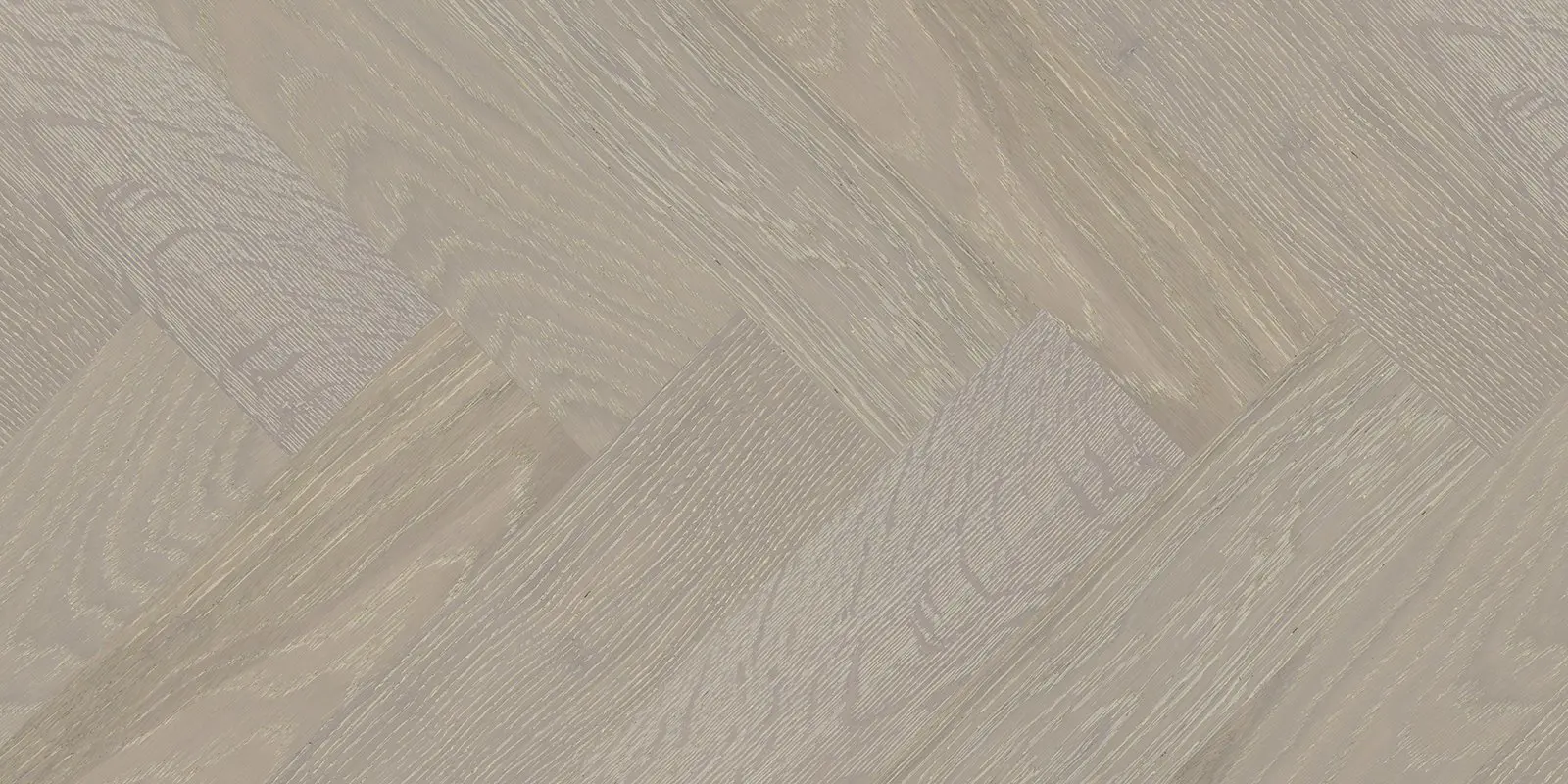 14mm x 100mm x 400mm Whitewash Grey Herringbone Oak