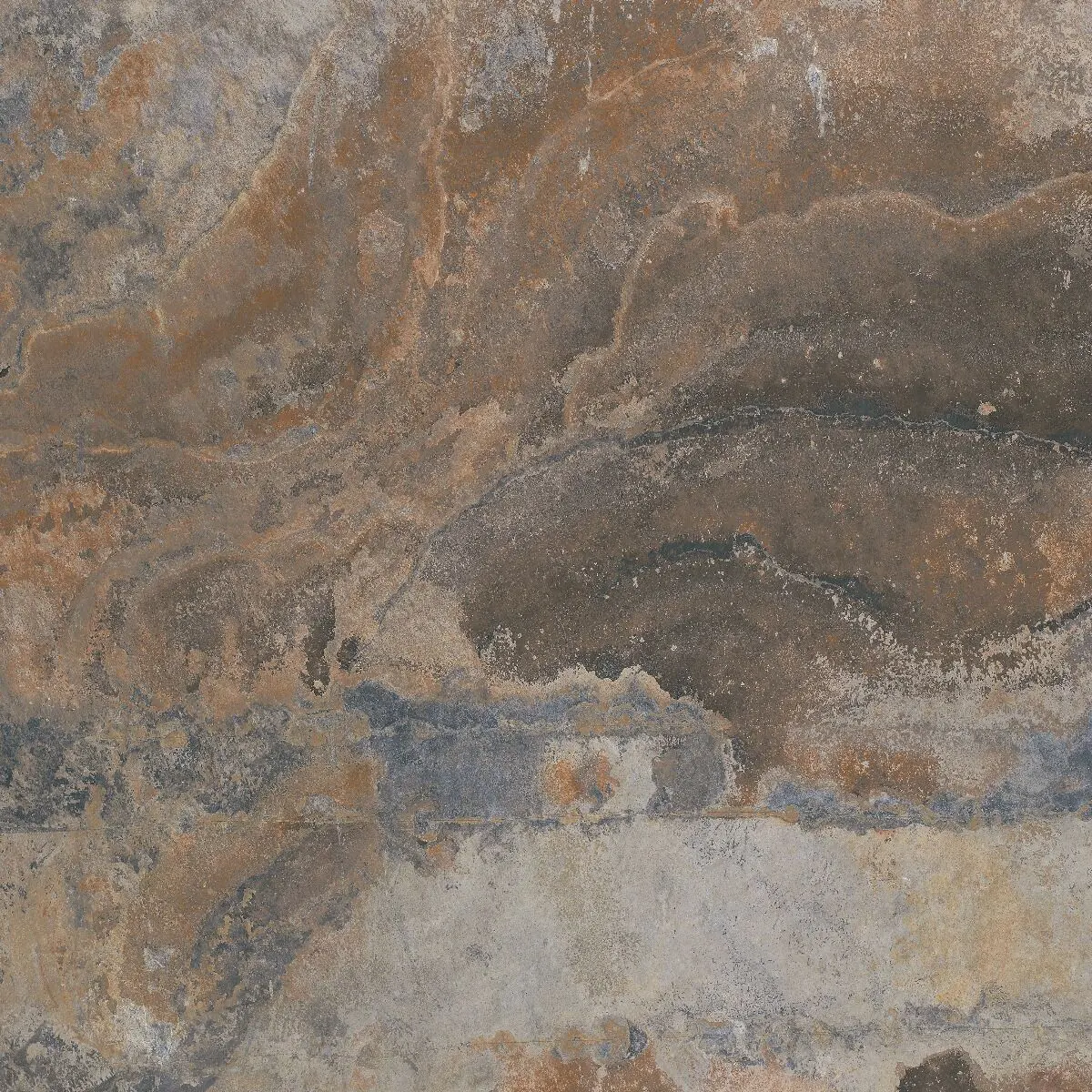 Black Rust Matt Glazed Porcelain 20mm Outdoor Tile