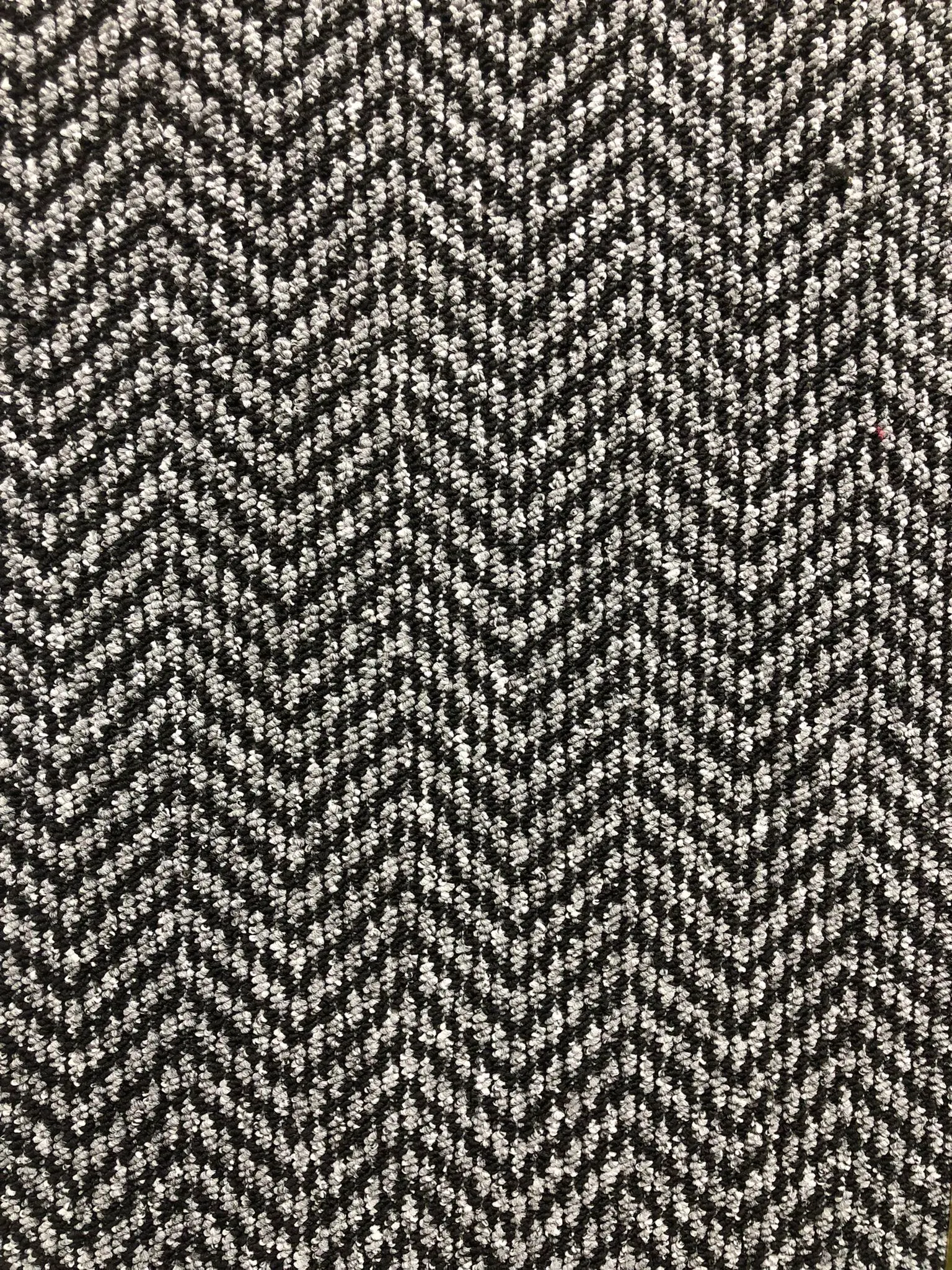 Chevron Carpet - Anthracite