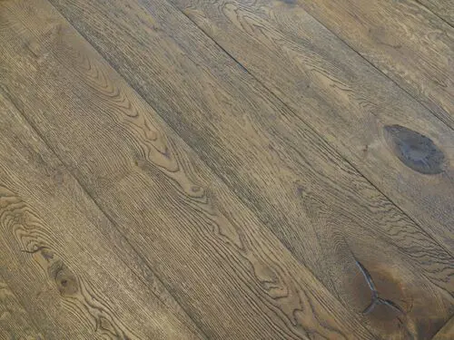 Engineered 20mm X 190 Distressed Dark Brown Hard Wax Oiled