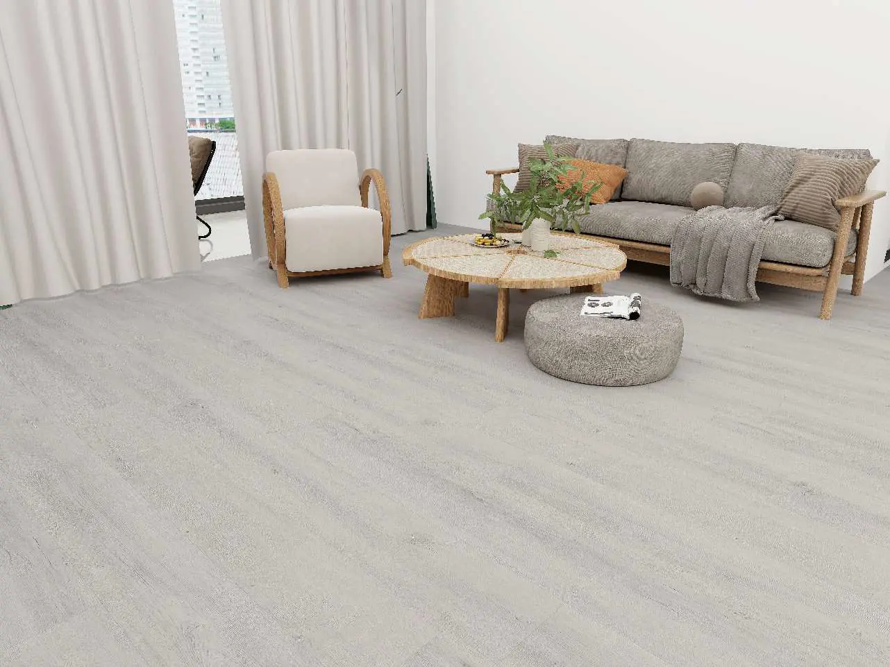 Whitewash Grey Oak 6mm PREMIUM SPC Click