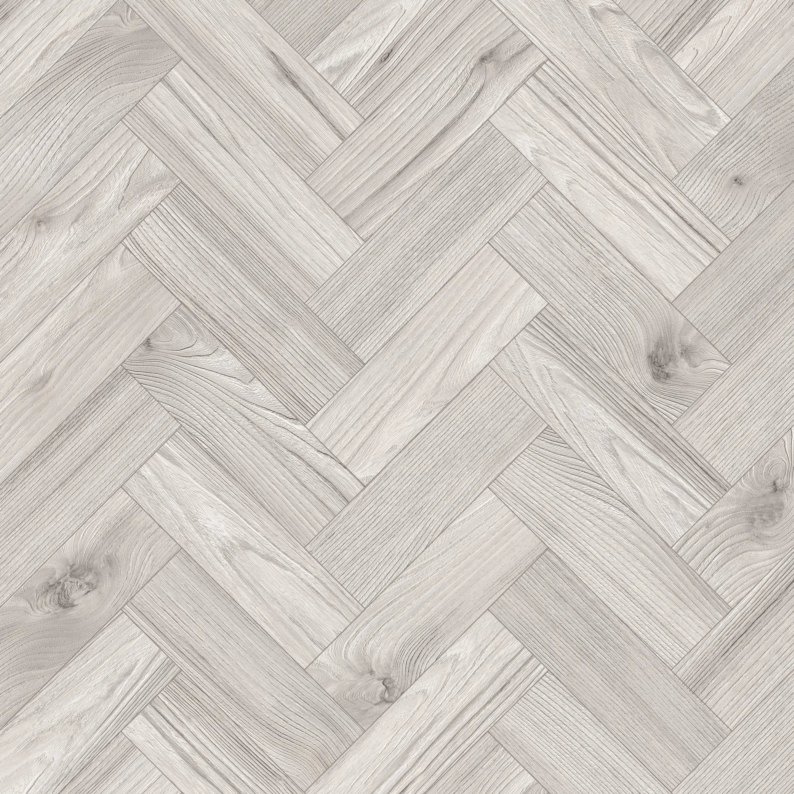 Arctic Oak Herringbone Dryback LVT
