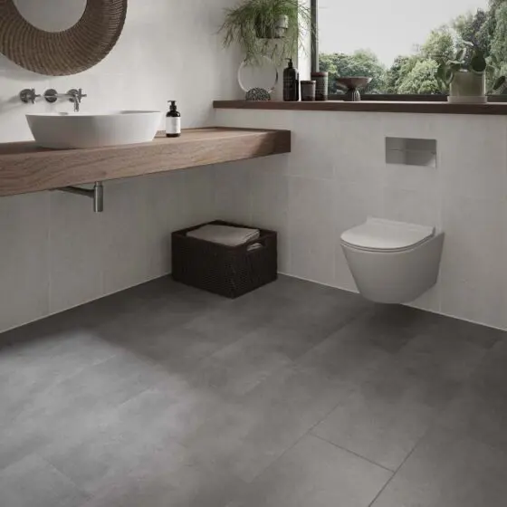 Weathered Concrete 6mm Tile Effect SPC Click