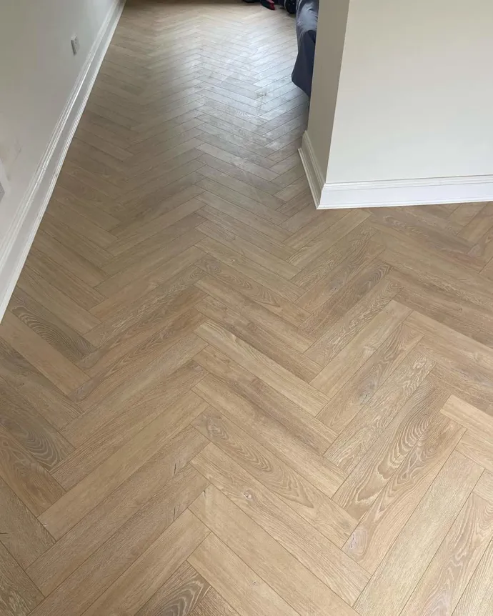Desert Oak Herringbone 12mm Laminate | Floor Depot