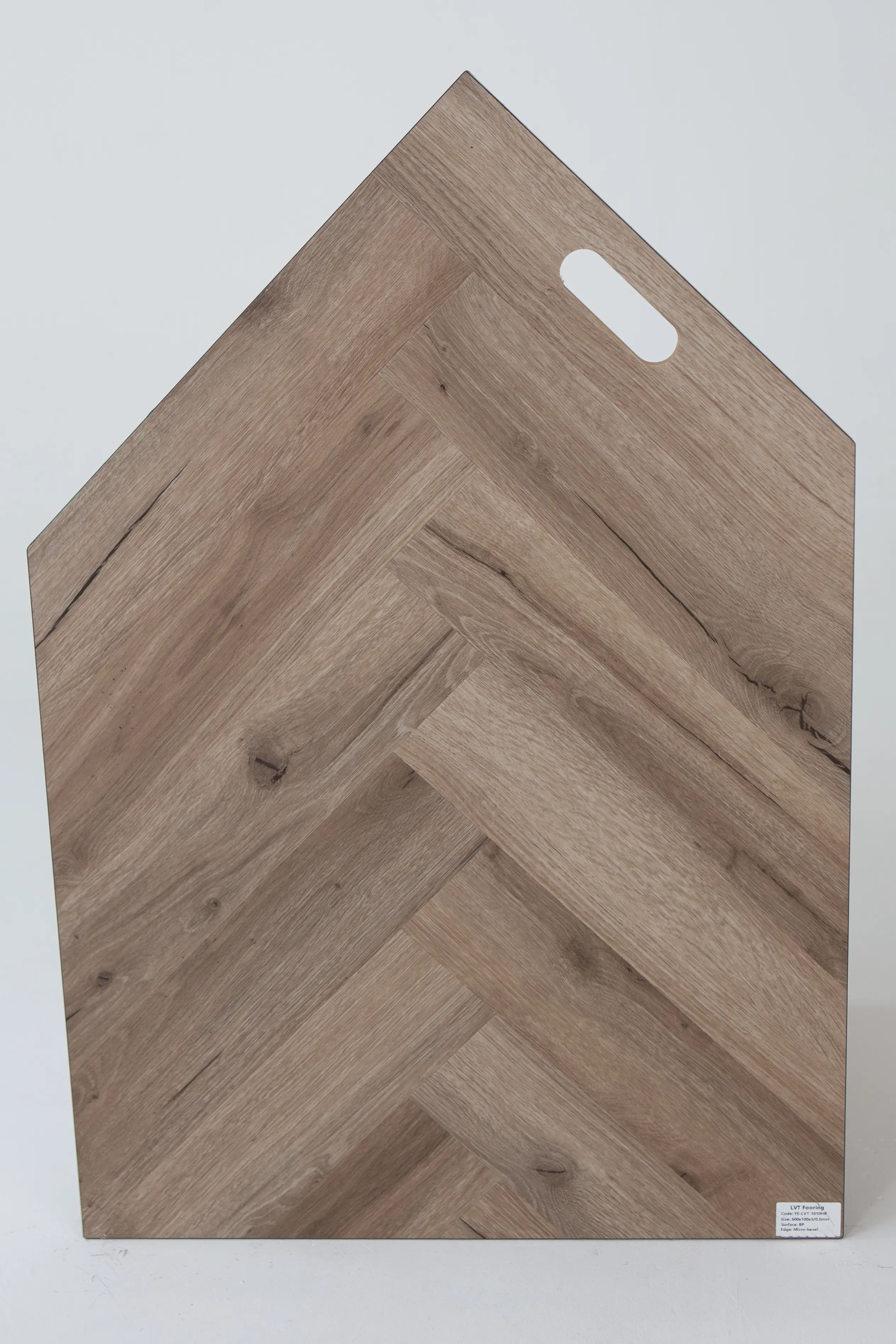 Feathered Light Oak Herringbone PREMIUM 3mm LVT