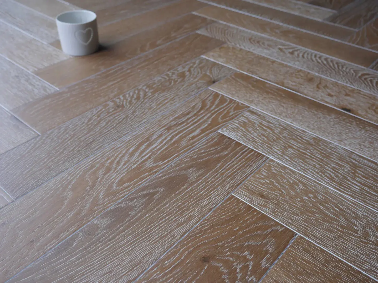 Smoked White Oak Herringbone 14mm