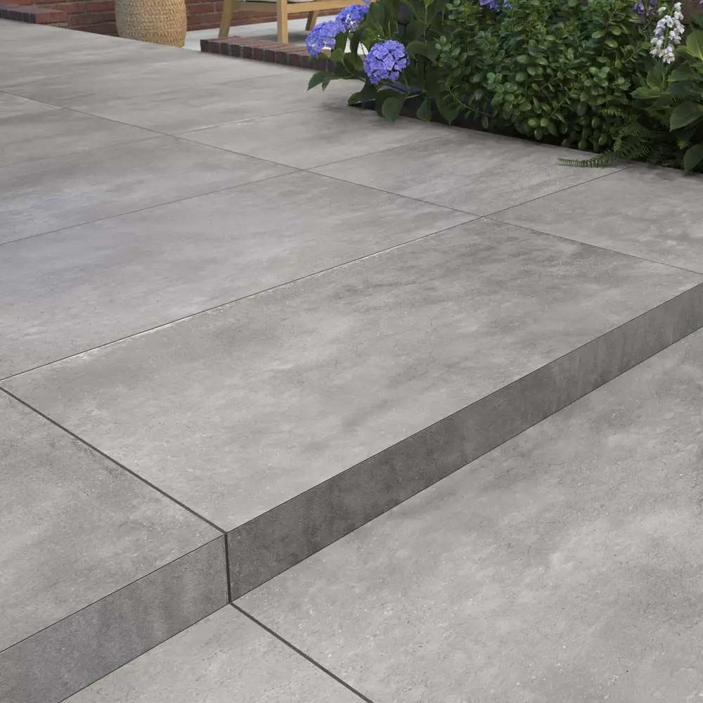 Glazed Anthracite 600x1200mm Outdoor 20mm Porcelain Tile