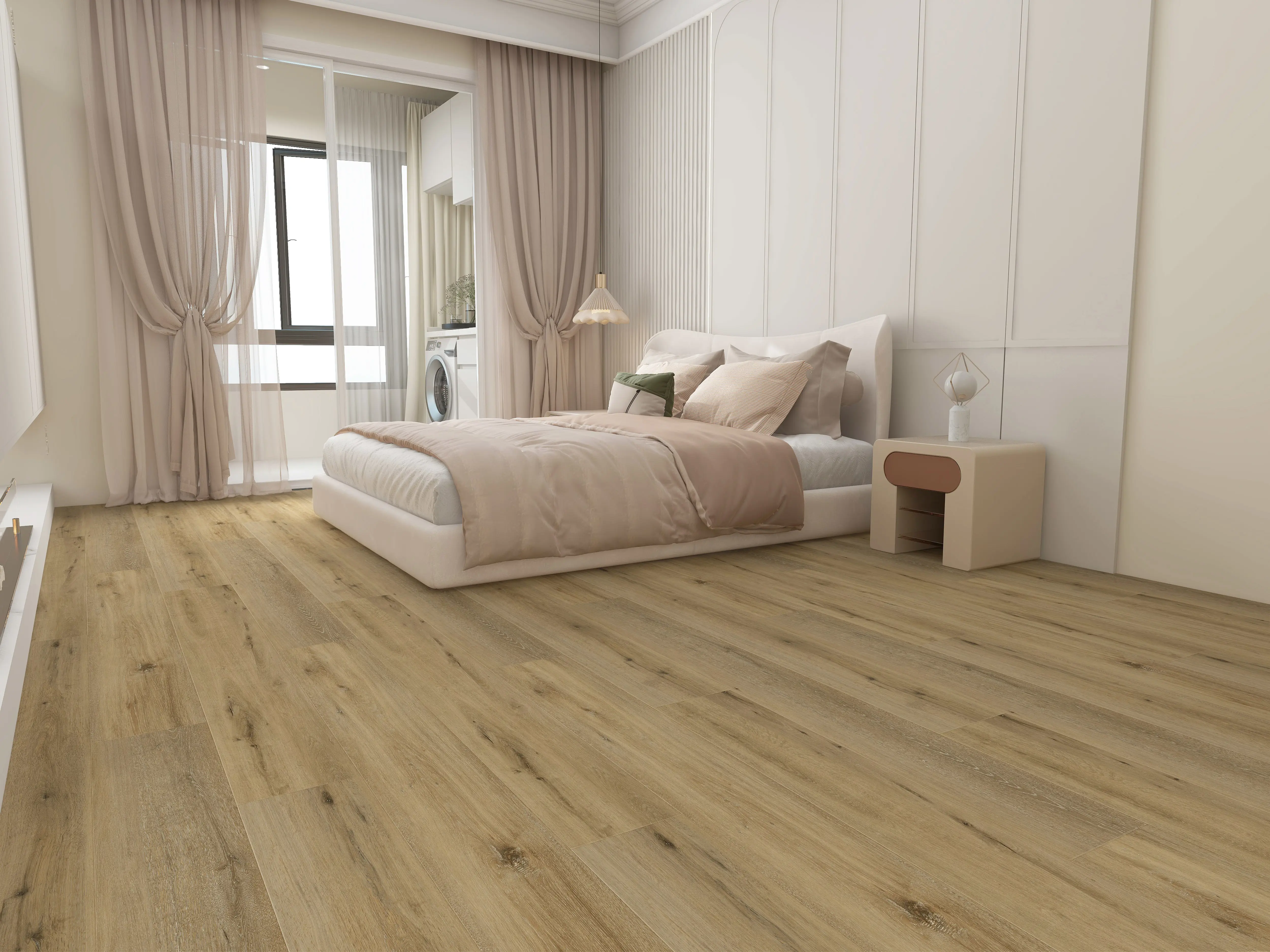 Biscuit Oak Wide Board 6mm SPC Click