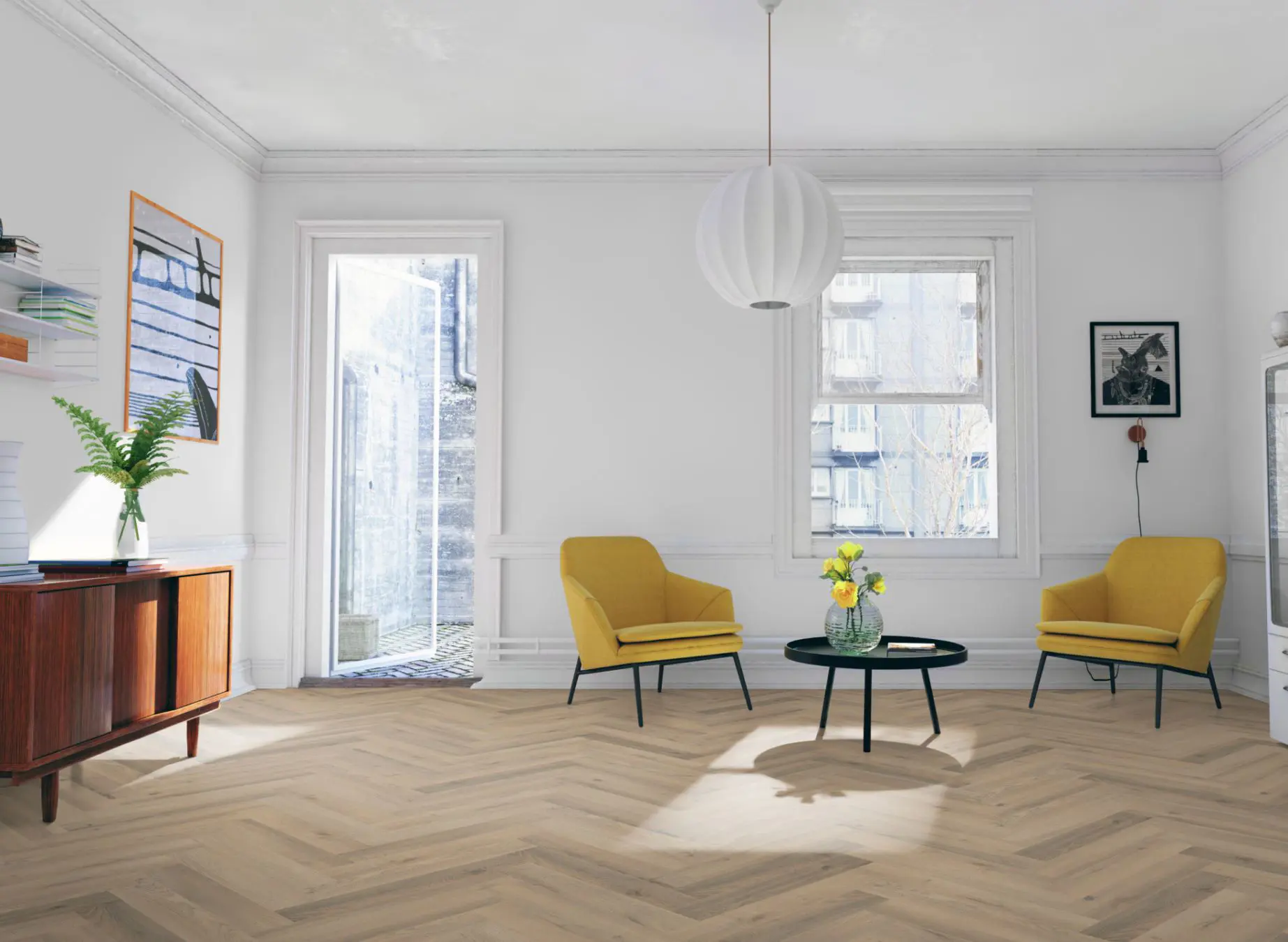 Greek Oak Herringbone 12mm Laminate