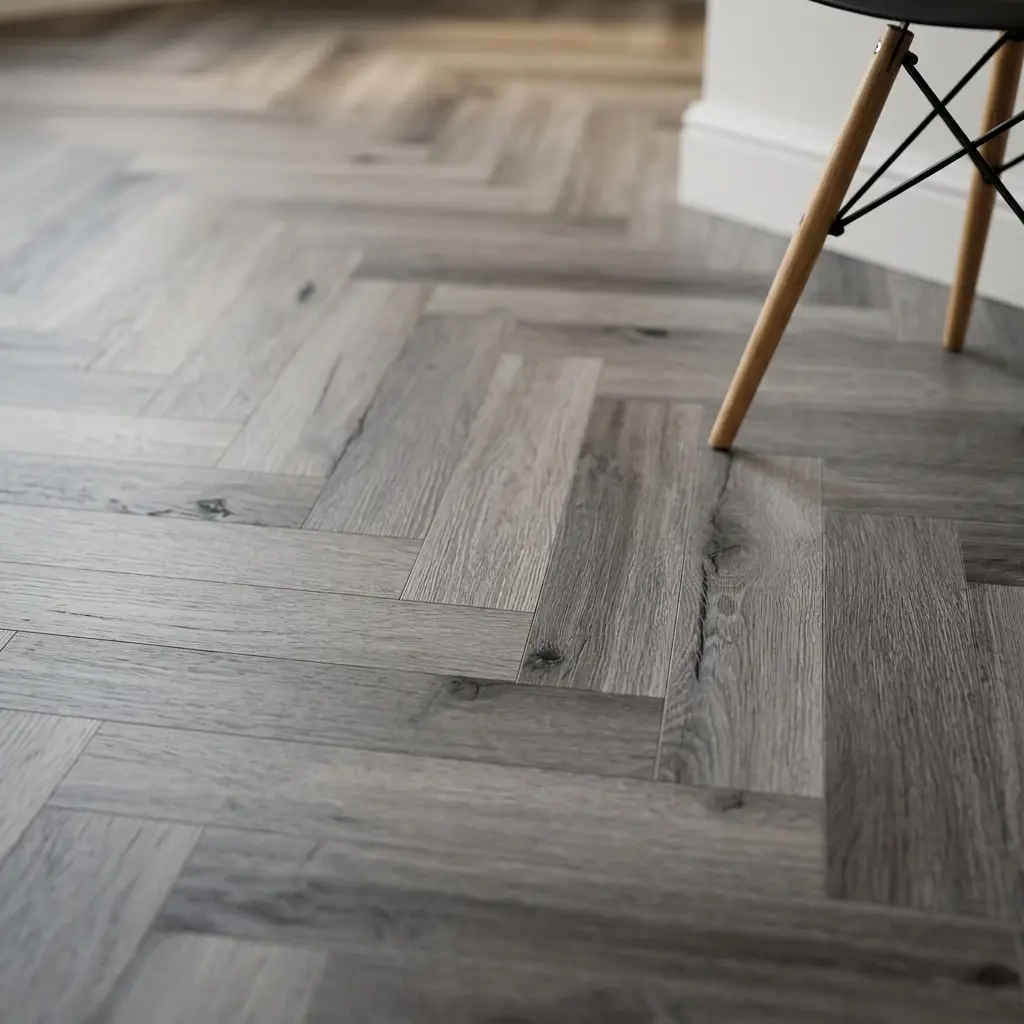 Grey Wood Oak Herringbone Premium 3mm LVT