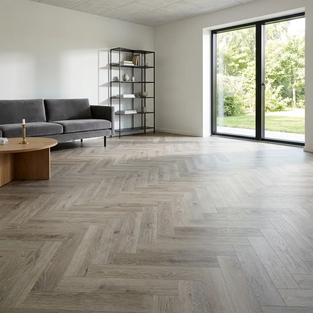 Barn Wood Oak Herringbone PREMIUM 3mm LVT 