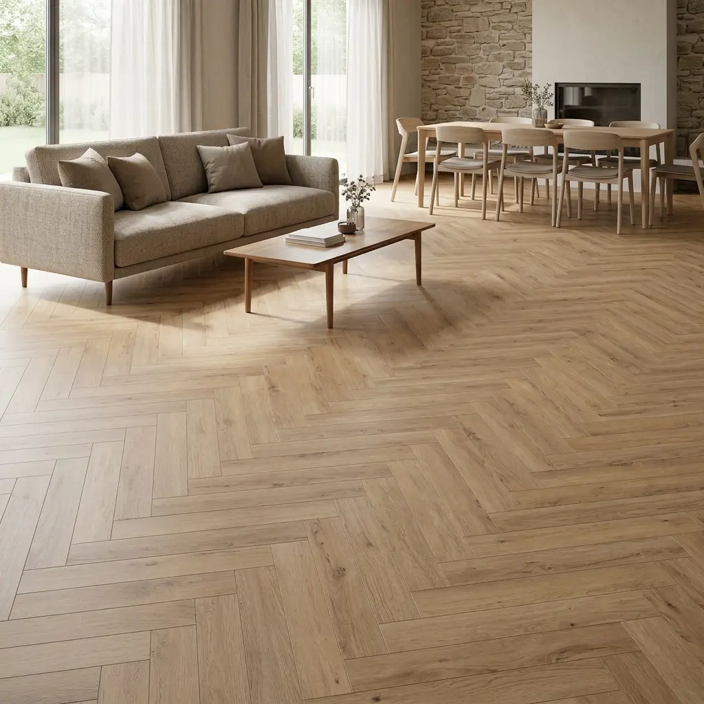 New England Oak Herringbone Premium 3mm LVT