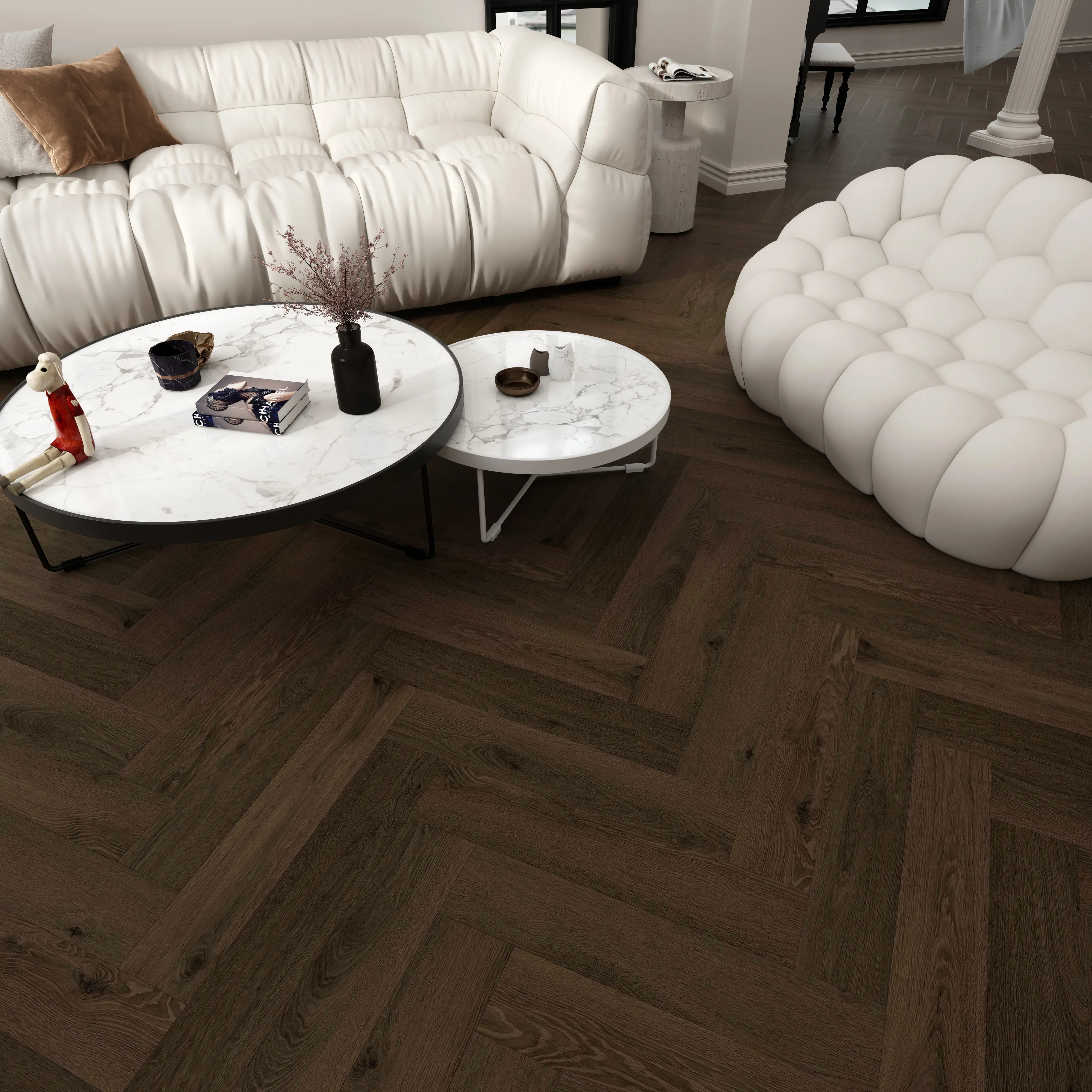 Shire Dark Oak 5mm SPC Herringbone