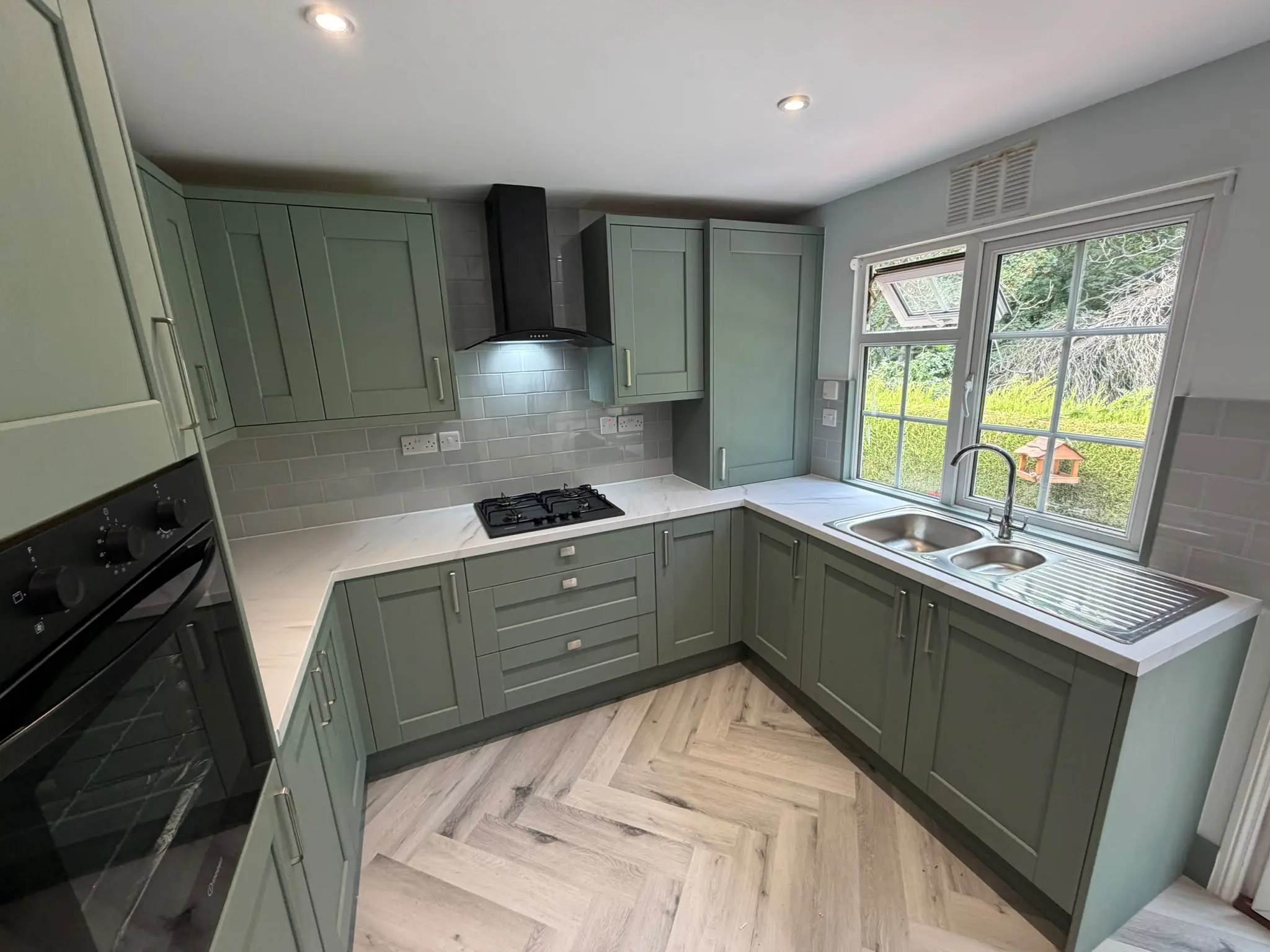 Stretford Grey Oak 6mm SPC Herringbone