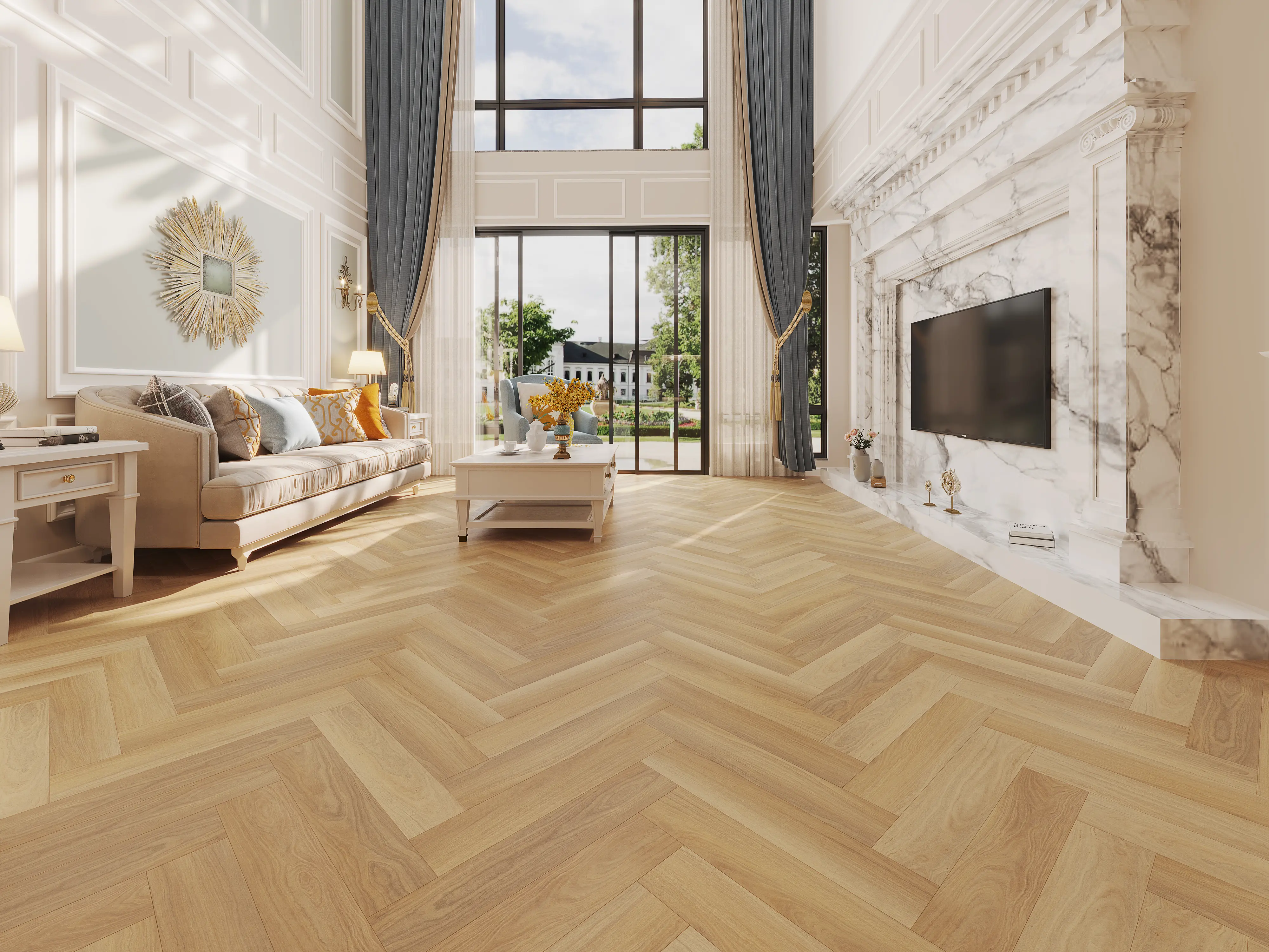Honey Oak 2.5mm Herringbone LVT