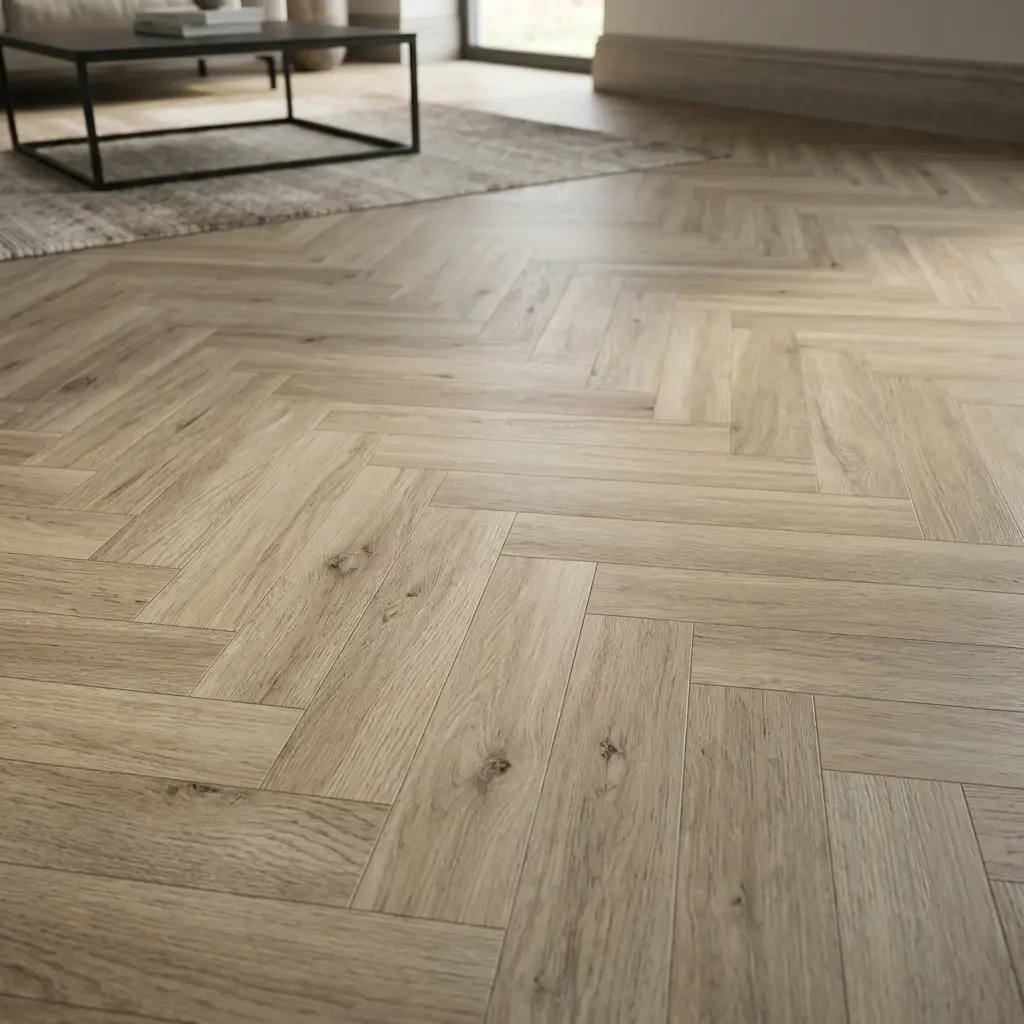 Limed Ash Herringbone 2.5mm LVT