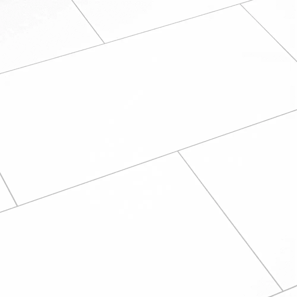 Pure White High Gloss Laminate Tile 8mm