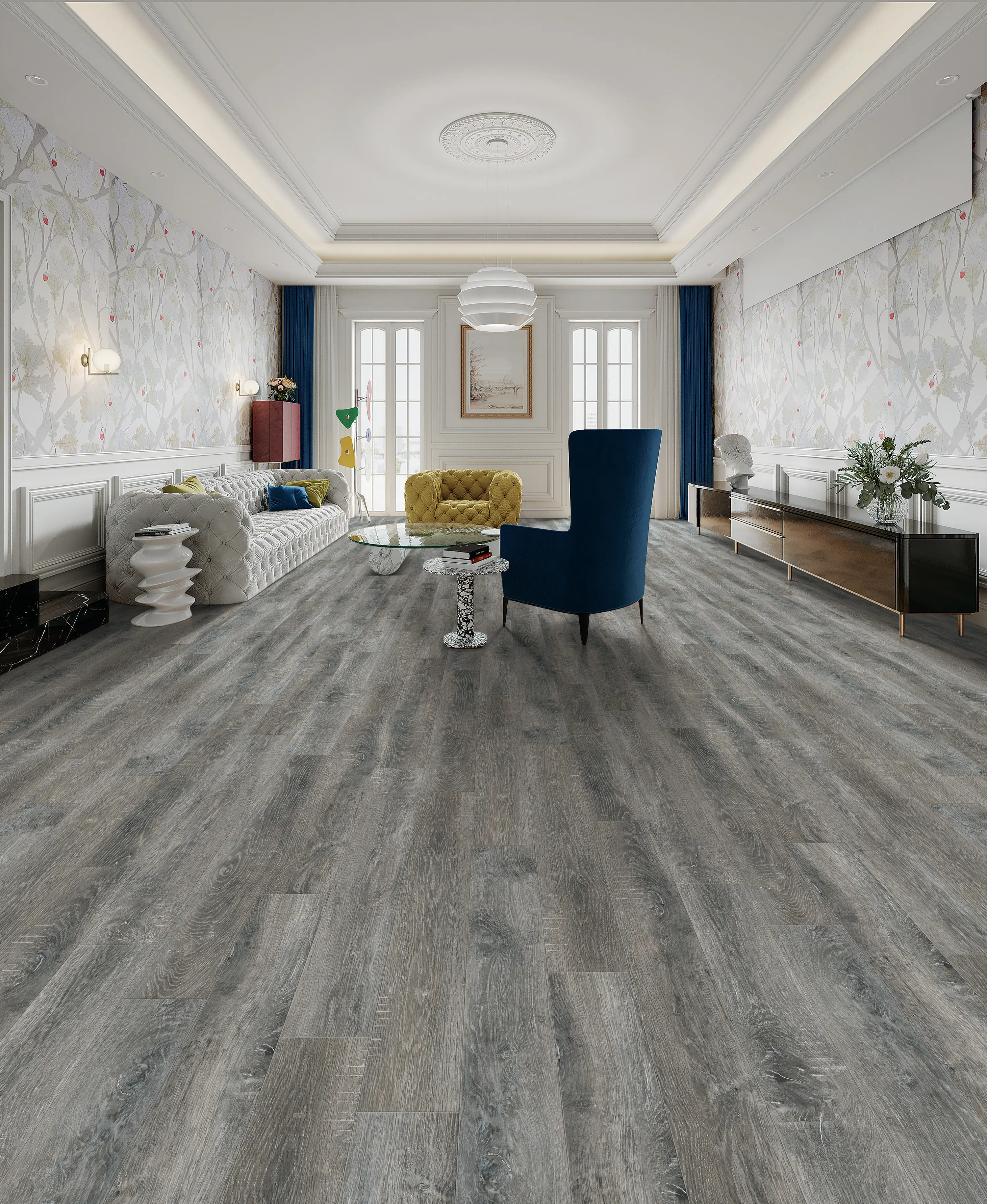 Dark Distressed Premium 6.0 SPC Vinyl Click