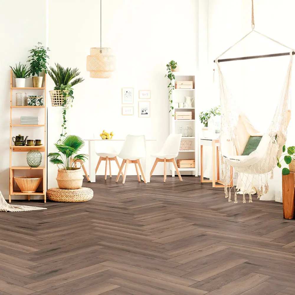Empire Grey Oak 5.2mm SPC Herringbone