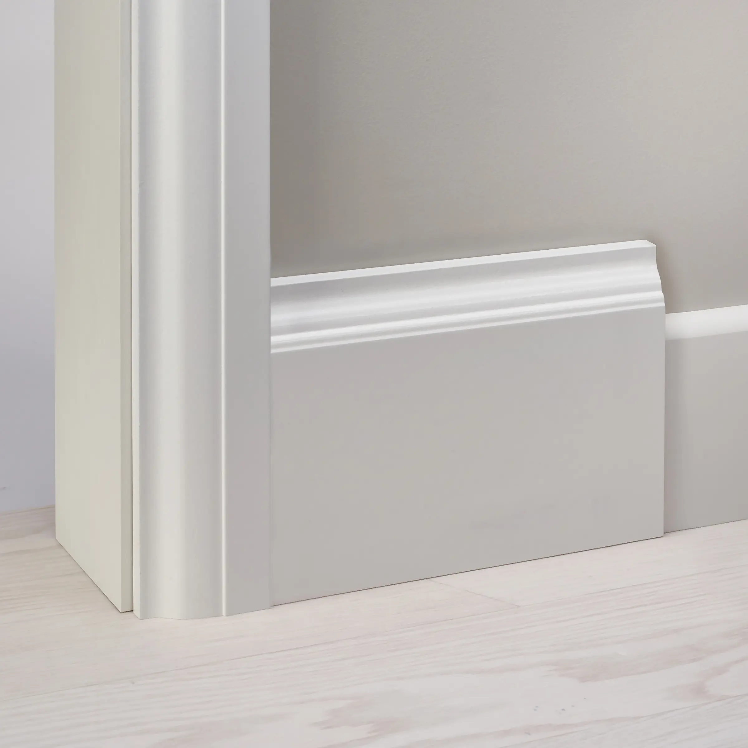 Skirting Board Cover 3m X 110mm (160mm Height Overall) - Skirting Over Skirting