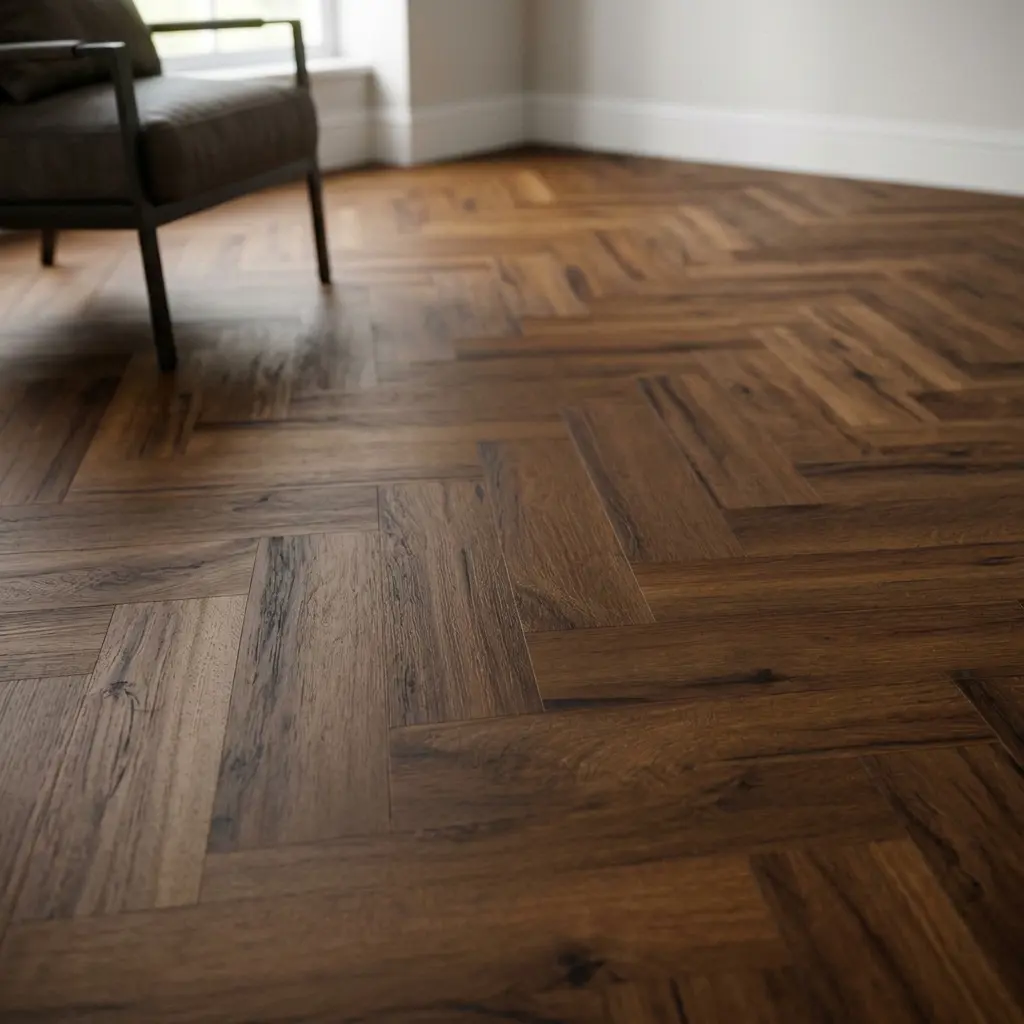 Abury Oak 2.5mm Herringbone LVT Dryback