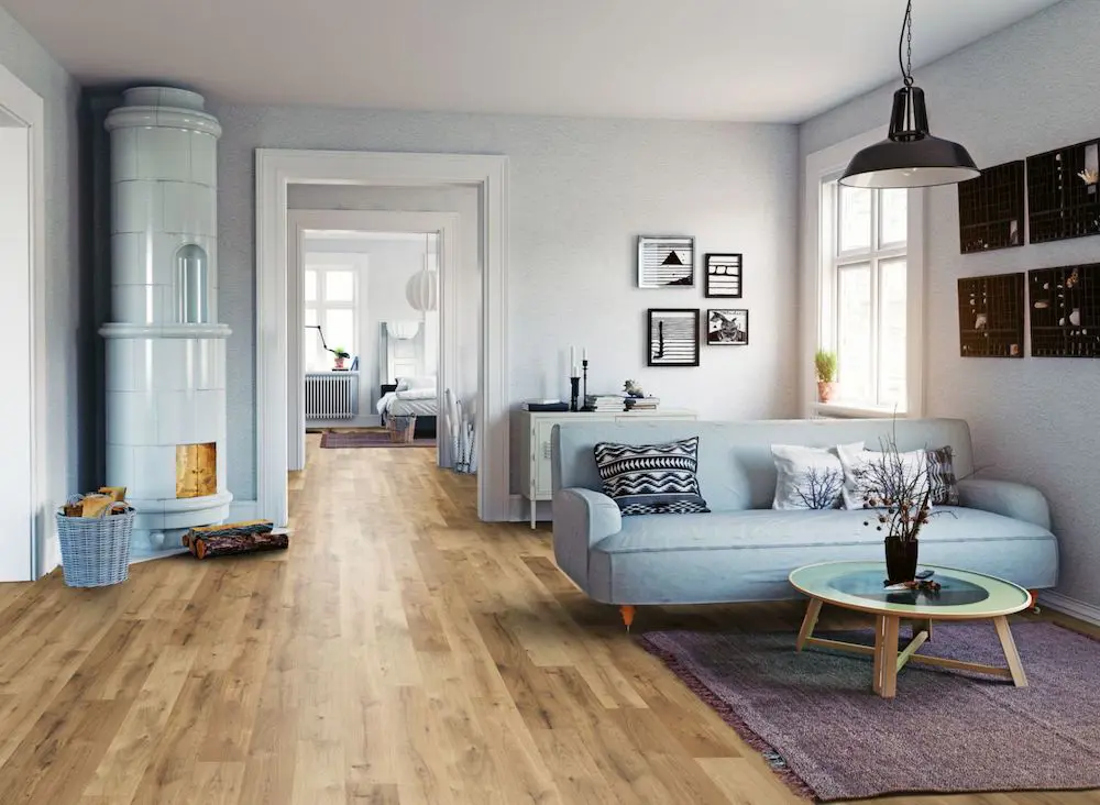 Patras Light Oak Super High Gloss 8mm