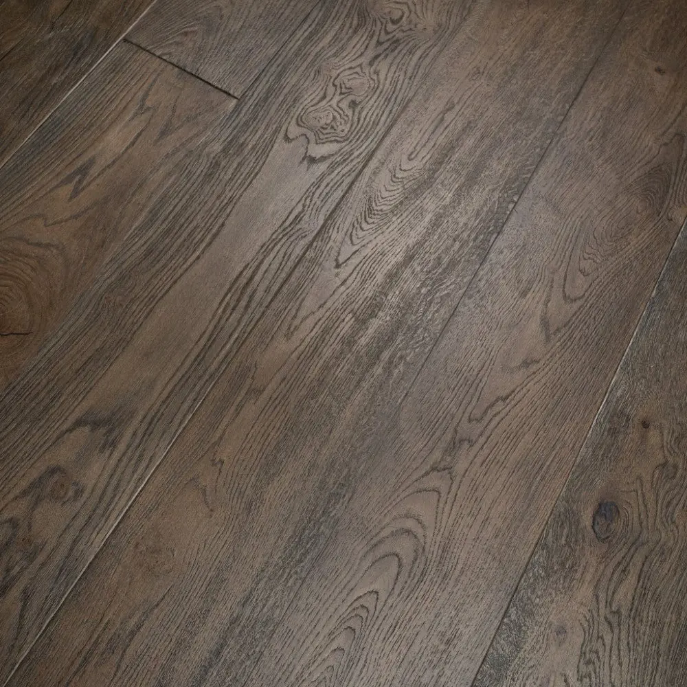Black Distressed Oak 15mm x 220mm Engineered Oak