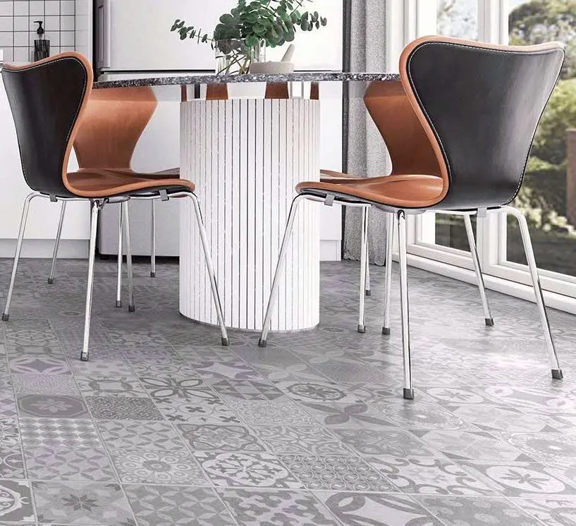 Pre Grouted Victorian Grey SPC Click Tile