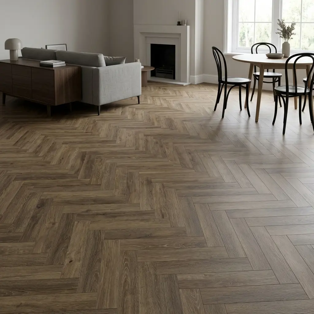 Rustic Oak Herringbone 2.5mm LVT