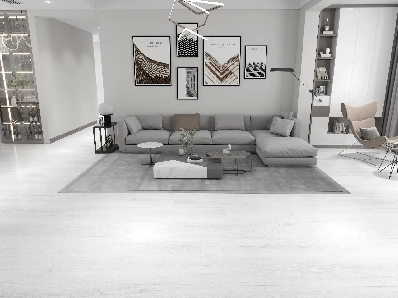 Snow White Oak 6mm Premium SPC Click