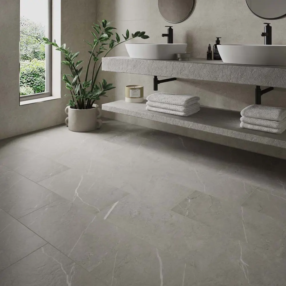 Silver Stone 6mm Tile Effect SPC Click