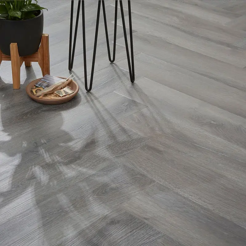 Smoked Grey Oak 5.5mm Herringbone SPC Click
