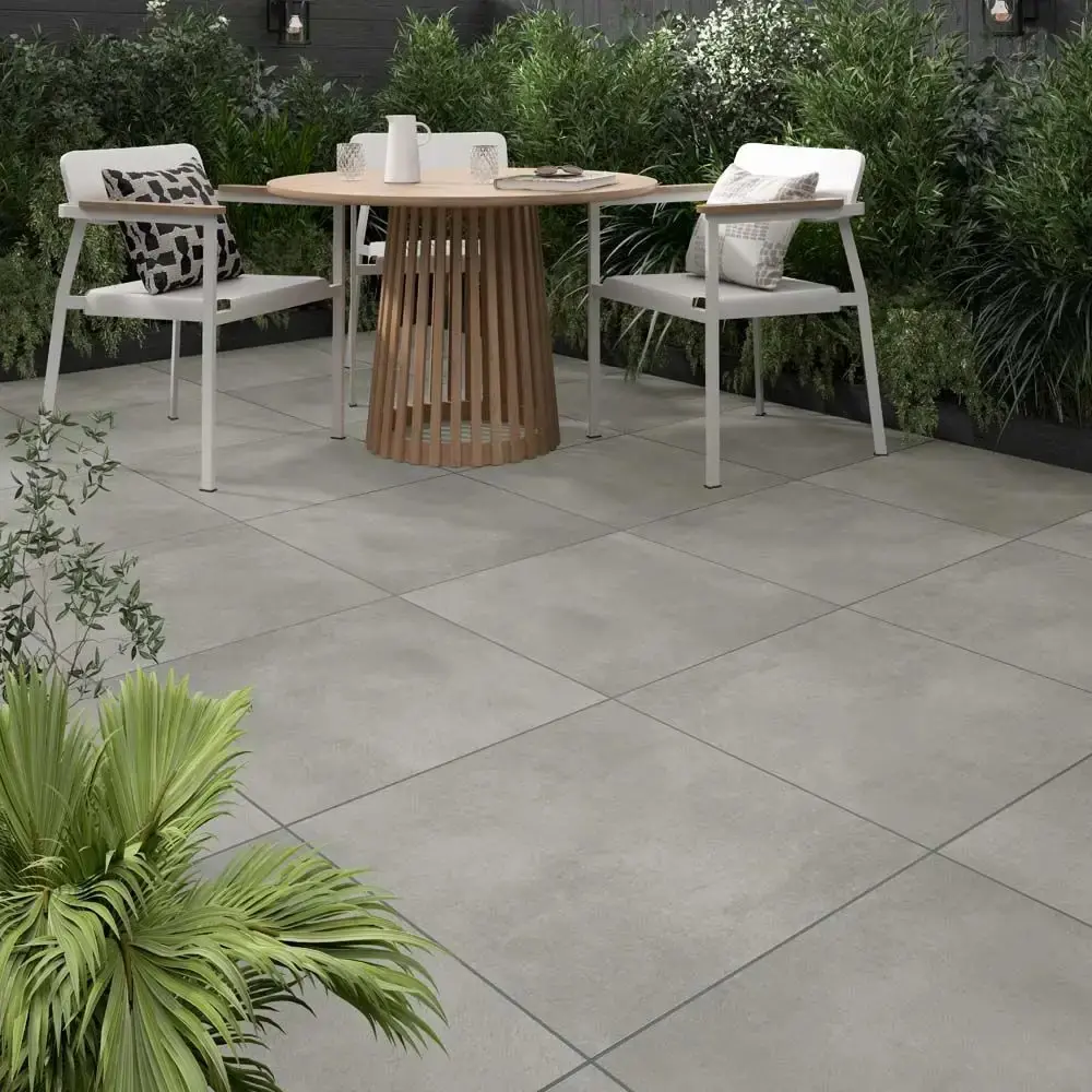 Oakley Grey 600x600mm Outdoor Porcelain 20mm Tile