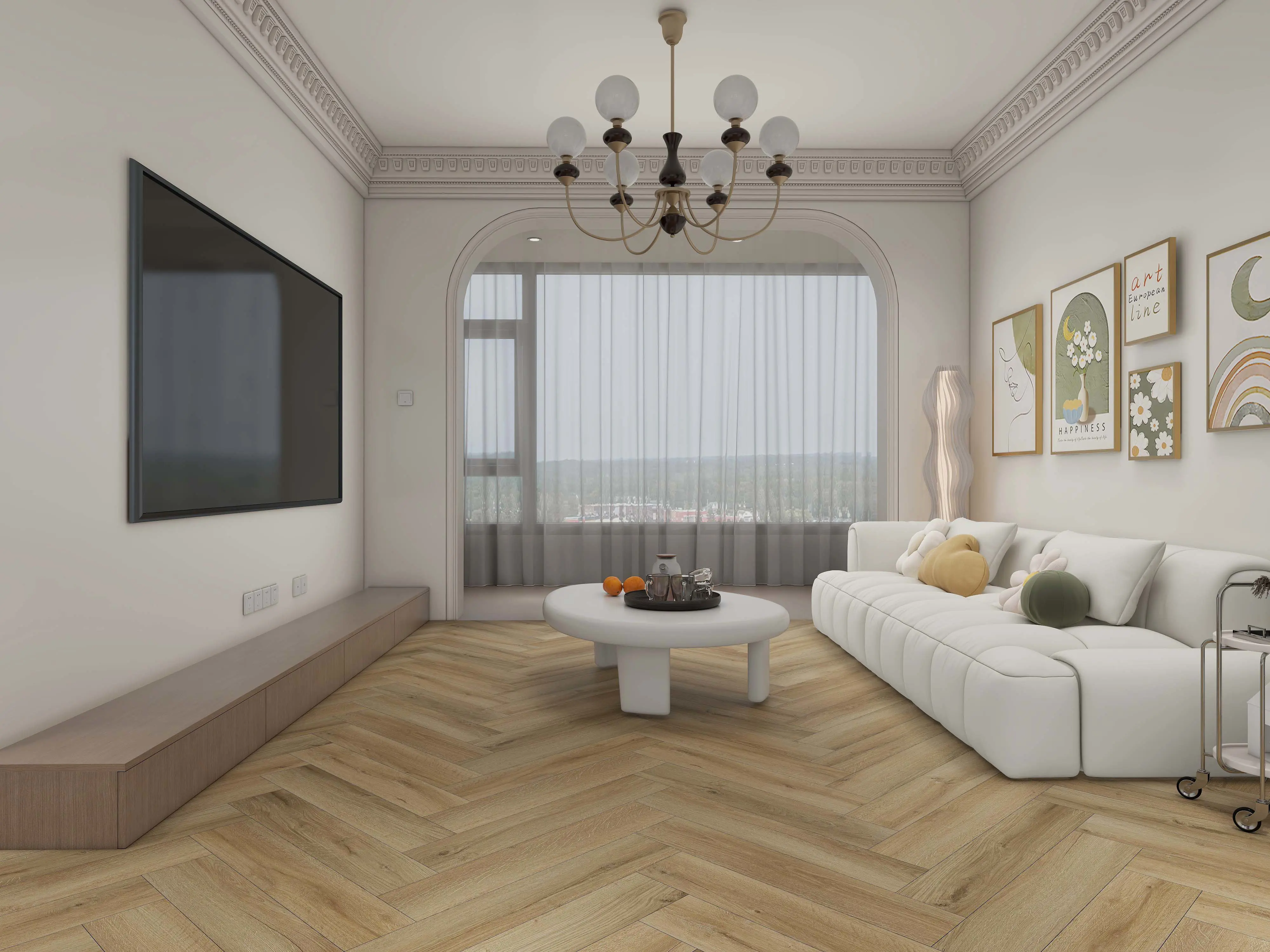 New England Oak Herringbone Premium 3mm LVT
