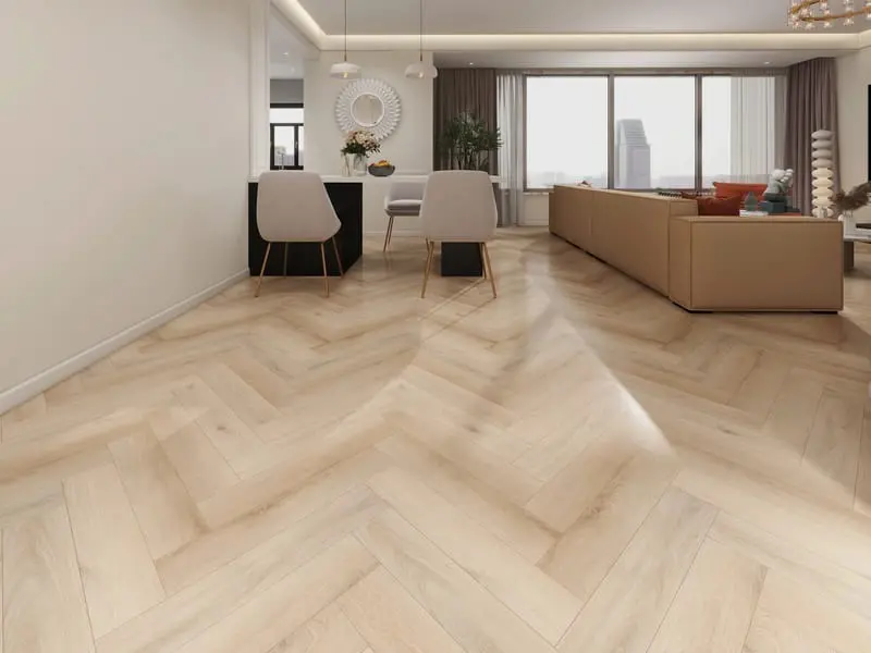 Hazelnut Oak Herringbone 5.2mm SPC Click