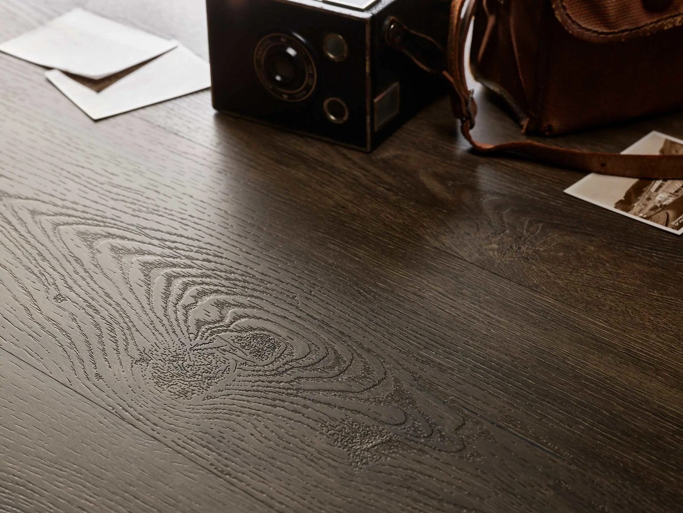 Rich Oak Embossed Dryback LVT
