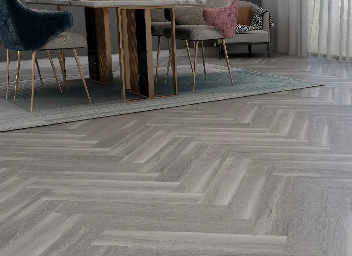 Shadow Oak 5.2mm SPC Herringbone Click