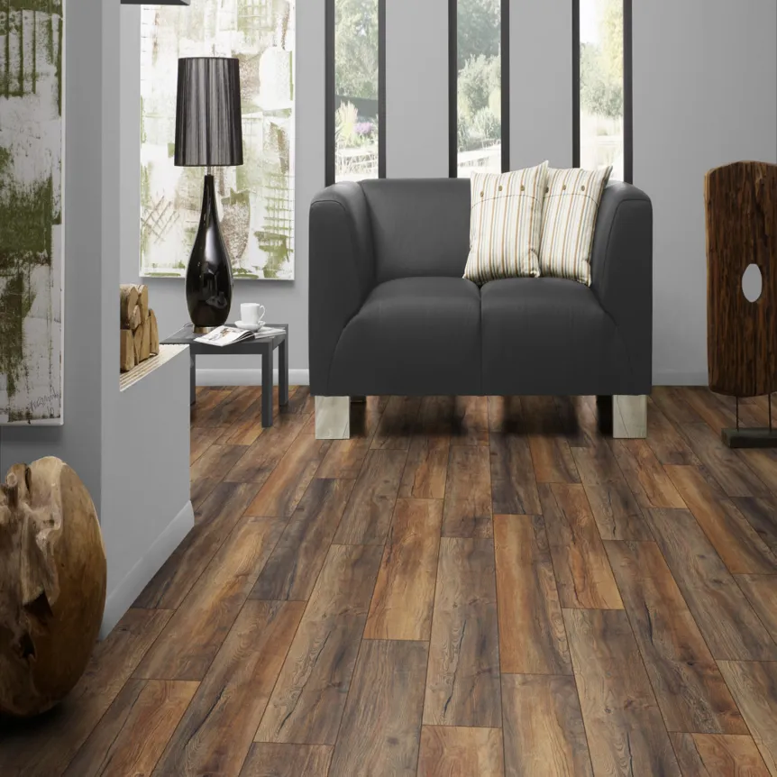 Distressed Oak 12mm Laminate Flooring | Floor Depot