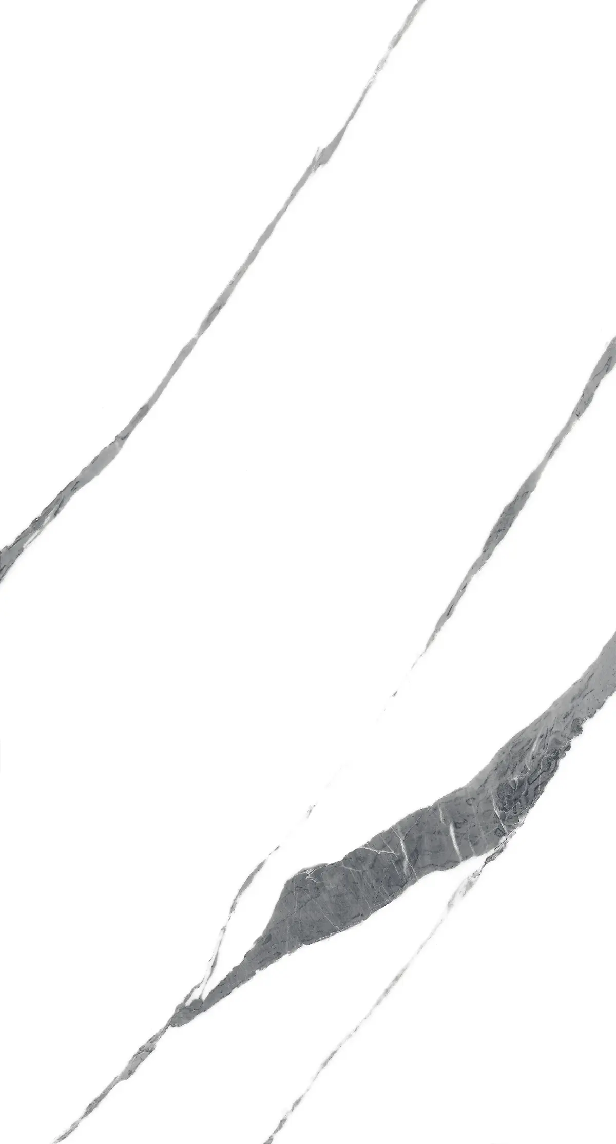 White Marble Floor & Wall Tile - Porcelain 600x1200mm