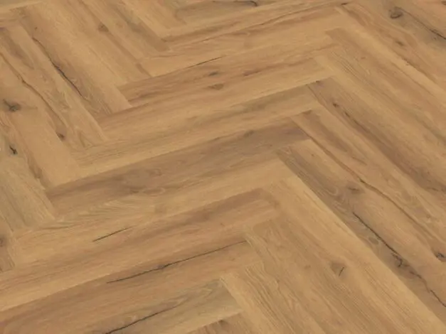 Western Oak 4mm SPC Herringbone