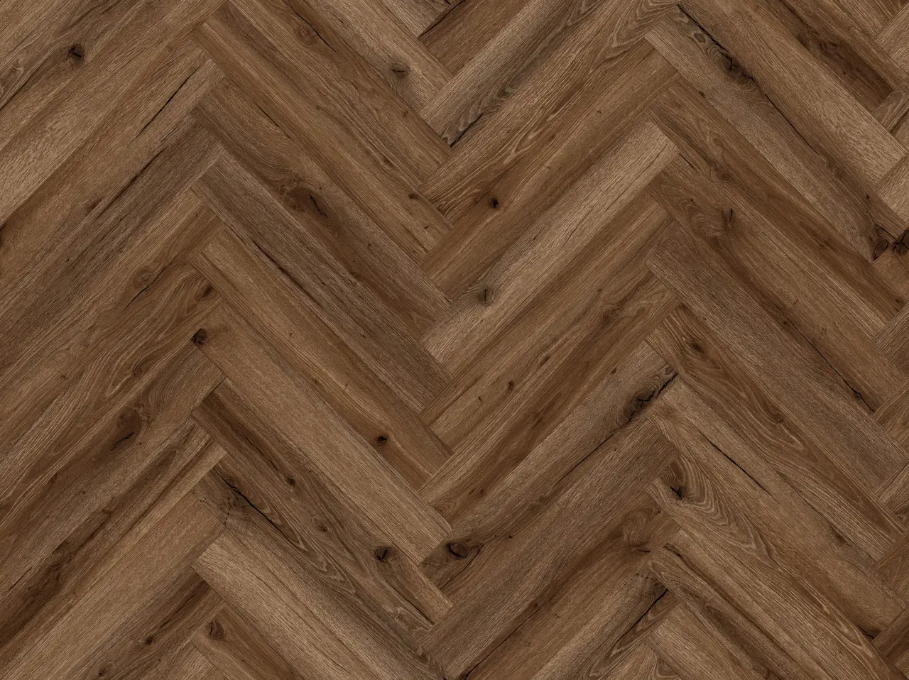 Alaskan Dark Oak Herringbone Premium 3mm LVT