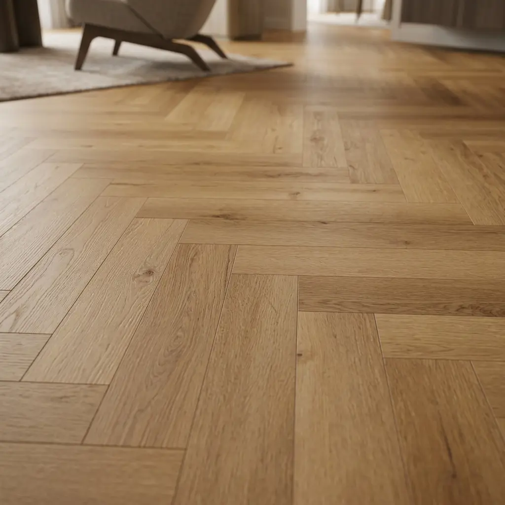 Straw Oak Herringbone Premium 3mm LVT