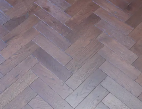 Walnut Stain Herringbone 18mm